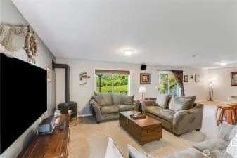 Additional view of Lower Level Great Room