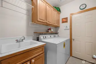 Laundry / Mud room off garage.