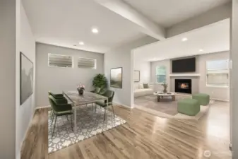 Open Concept Kitchen/Living/Dining