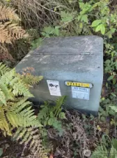 Electric transformer.