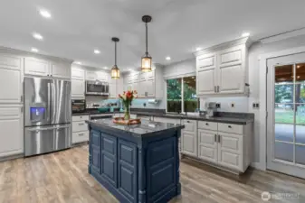 Stylish updated kitchen with modern finishes, plenty of counter space, and natural light.