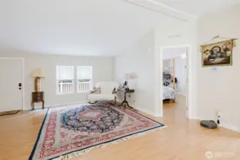 Primary bedroom thru the door on right side of picture.