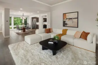 Lots of designer upgrades including Sonos bluetooth ceiling speakers throughout