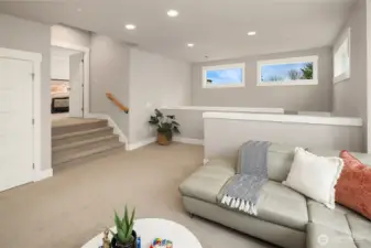 steps up into the primary suite!