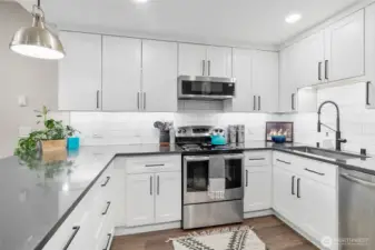 Light bright new kitchen