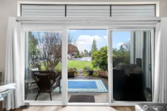 New double pain slider door