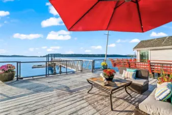 Everyday magic – tides rolling beneath you, seabirds overhead, and sunsets on deck.