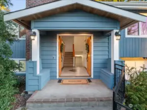 With a covered porch, wide entry and double doors, this home is more than the typical split-level.