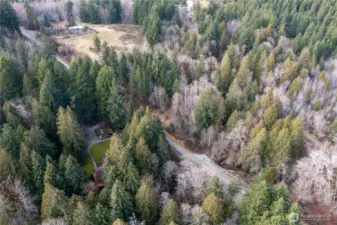 Arial view of surrounding properties