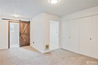 Hall to bathroom/laundry