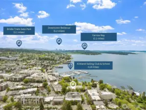 South View: Embrace the best of outdoor living with sailing, paddleboarding, and waterfront exploration right around the corner. Enjoy weekend hikes at nearby state parks, or head into Bellevue for world-class dining and shopping. This location offers a rare blend of lake access, green space, and urban convenience—all from your doorstep.