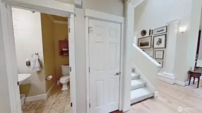 Main-level half bath