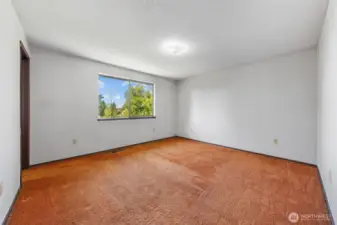 Primary Bedroom with Large Window