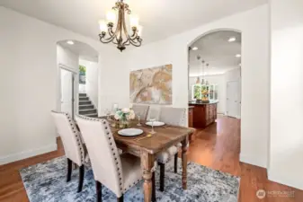 Formal dining room for around enjoyment.