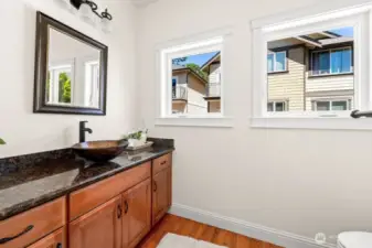 Main floor powder room