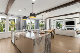 Pictures of model home.  Colors, material, and style may vary.