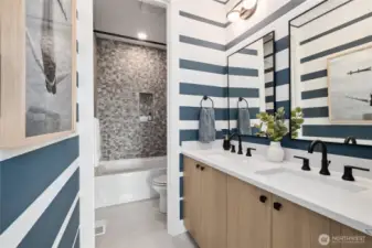 Pictures of model home.  Colors, material, and style may vary.