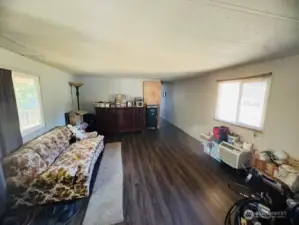 Large living room space.