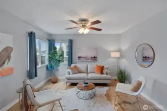 Light filled living space