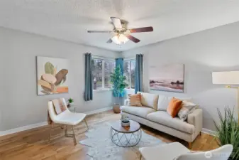 Charming corner windows