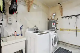 Washer, Dryer plus Utility Sink (all Located in the attached 2 vehicle garage)
