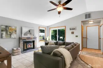 Light and bright with an entry and coat closet