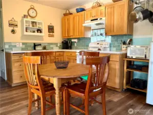Gorgeous updated kitchen with room for dining