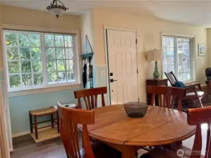 View looing towards front door