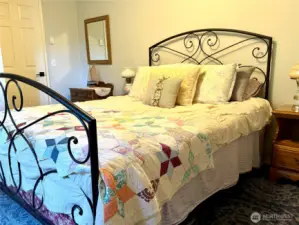 This lovely bed and frame is included