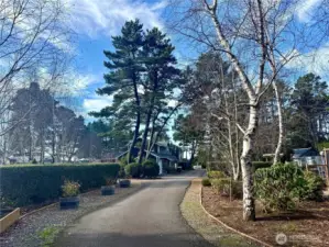 Paved street to your beautiful cottage