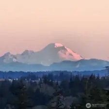 Mt. Baker joins the sunset party often.