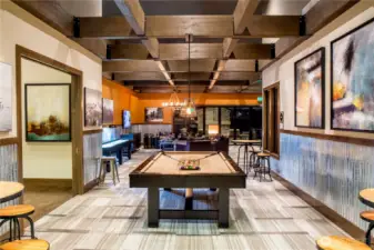 Game room exclusively for Trilogy homeowners