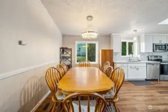 Kitchen eating space feels like it’s own dining area