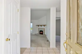 Welcoming entry