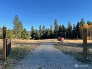 Drive way in
