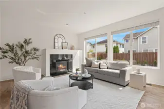 Gas fireplace