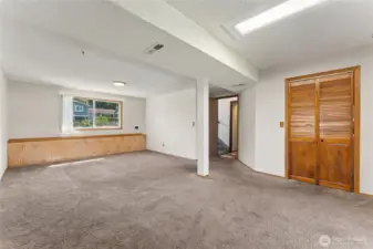 Downstairs family room