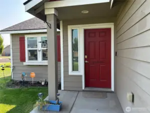 Covered front porch