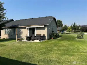 Patio off the kitchen
