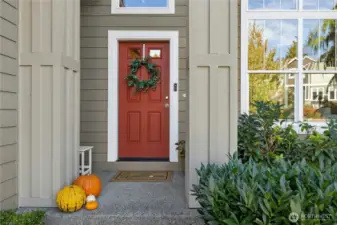 Welcome guests on your lovely covered porch