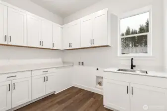 Laundry Room on the Main Floor