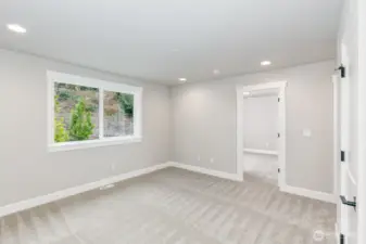 The upper floor loft offers relaxing views of nature and a perfect extra space for multiple uses.