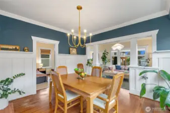 ...and room to host delightful meals.