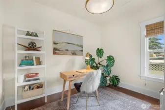 Bedroom #2 on the main as a home office...