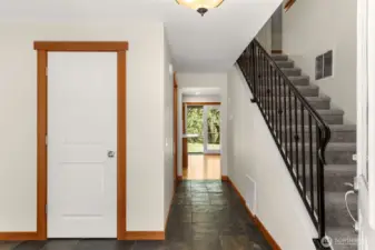 Step inside to a welcoming entry in this Honey Creek home in Renton Highlands, where clean lines and fresh interior paint create a bright, move-in-ready feel. The slate tile flooring offers both durability and style