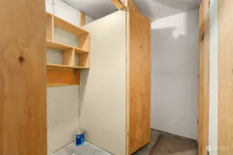 Good sized storage room just steps from your condo.