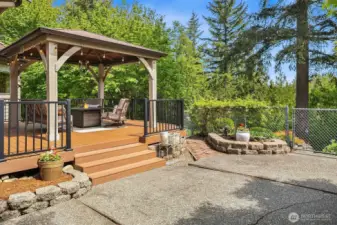 Back Patio off Deck