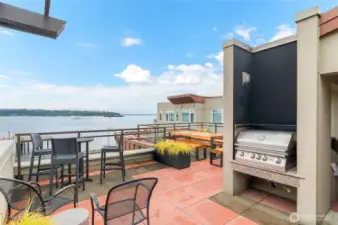 Rooftop deck.