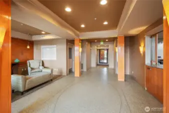 24/7  Concierge where keybox for unit 404 is kept. Located in middle building 1950, Floor 1.