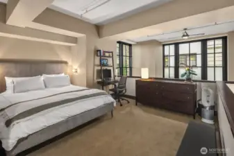 Loft and Primary bedroom.